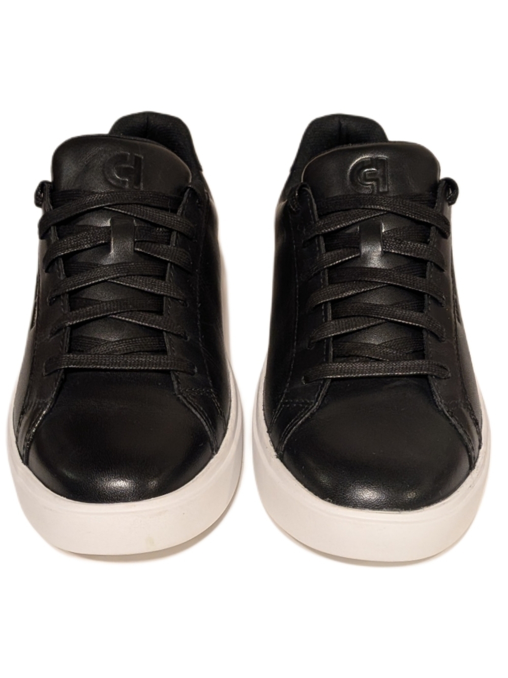 Cole Haan Grand Crosscourt Daily Sneaker Womens 8.5B Black White Leather Shoes